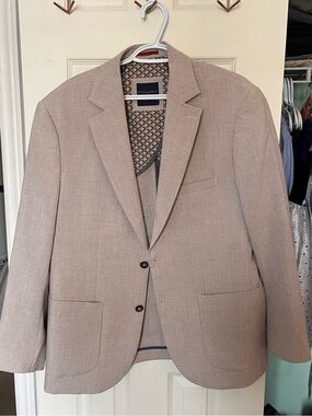 Steel & Jelly Men's 44” Blazer - Classic Two-Button Sport Coat